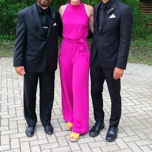 Ruffled Formal Jumpsuit